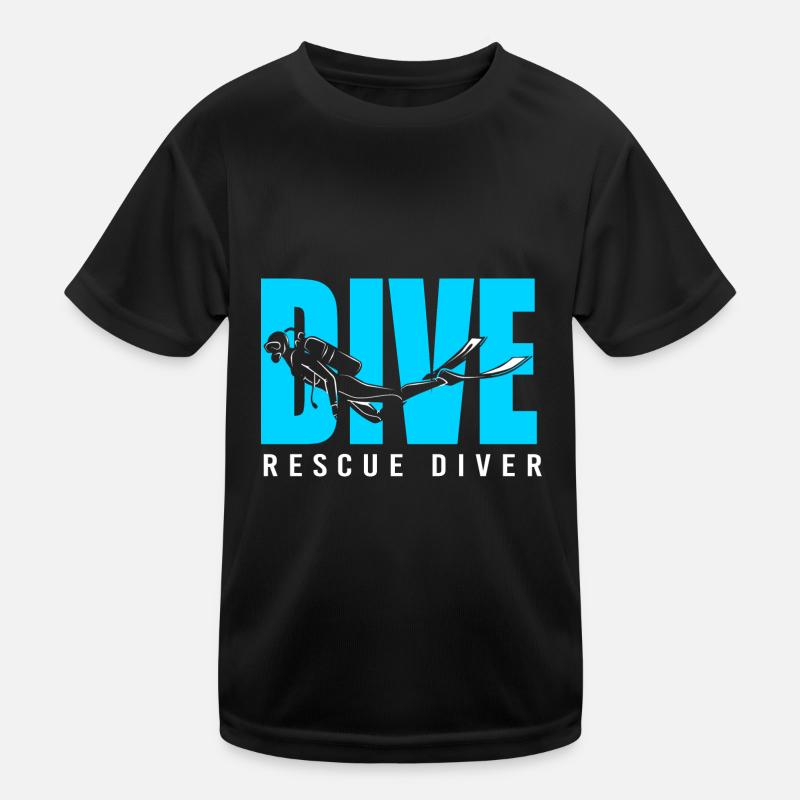 Tauchen Kinder Funktions-T-Shirt