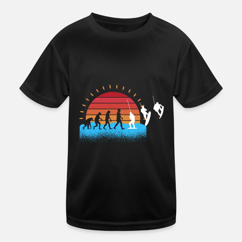 Evolution Wakeboarder Wakeboard Wakeboarding T-shirt sport Enfant