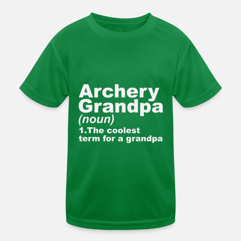 Bogenschießen Bogenschütze Kinder Funktions-T-Shirt