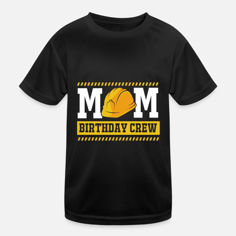 Baustelle Kindergeburtstag Kinder Funktions-T-Shirt