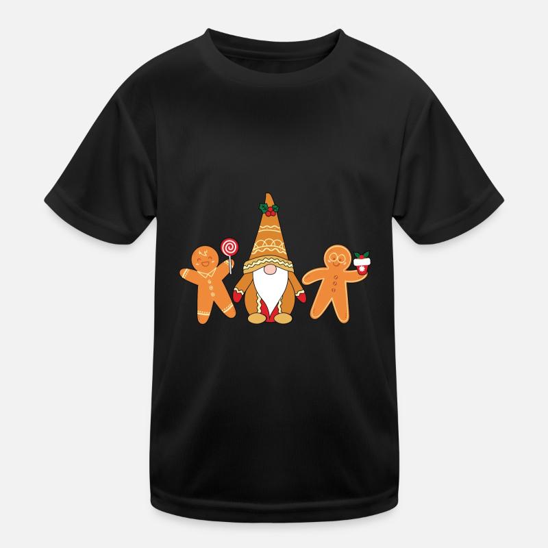 Weihnachten Weihnachtmann Gnomies Kinder Funktions-T-Shirt