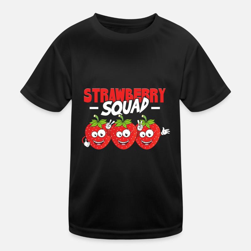 Escouade des fraises T-shirt sport Enfant