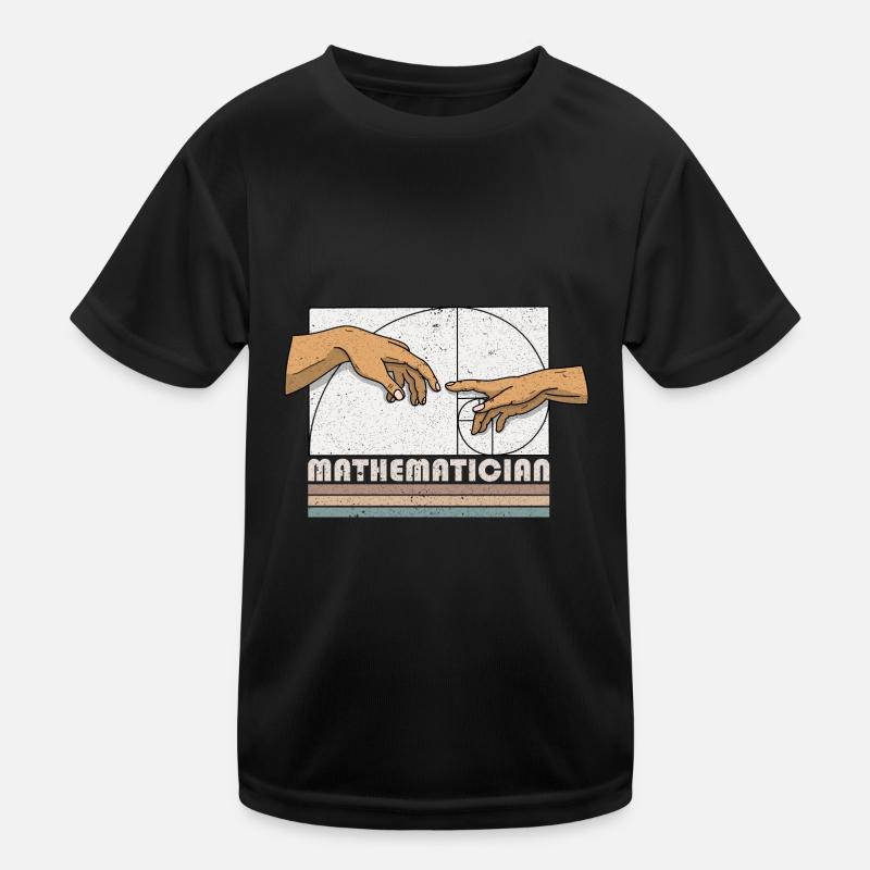 Erschaffung Adams Fibonacci Mathe Kunst Kinder Funktions-T-Shirt