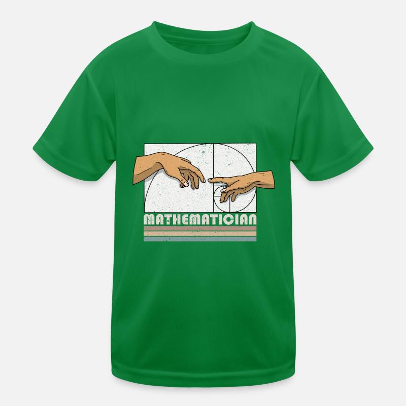 Création d’Adams Fibonacci Math Art T-shirt sport Enfant