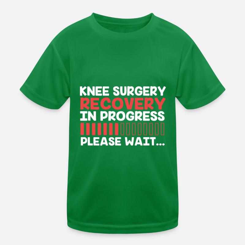 Knie Operation Kinder Funktions-T-Shirt