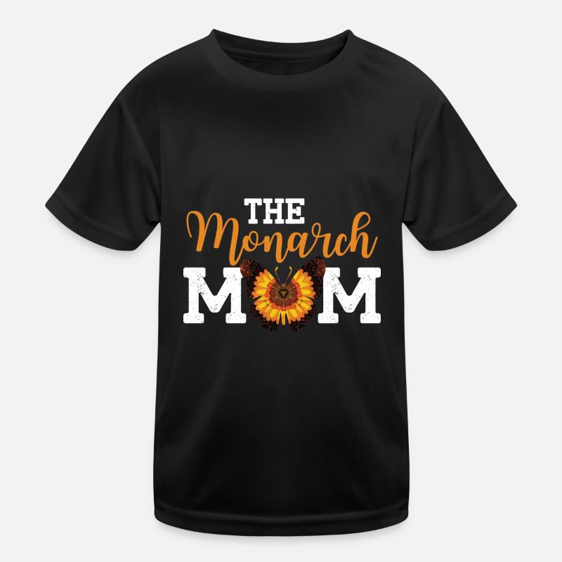 Die Monarch Mom Kinder Funktions-T-Shirt