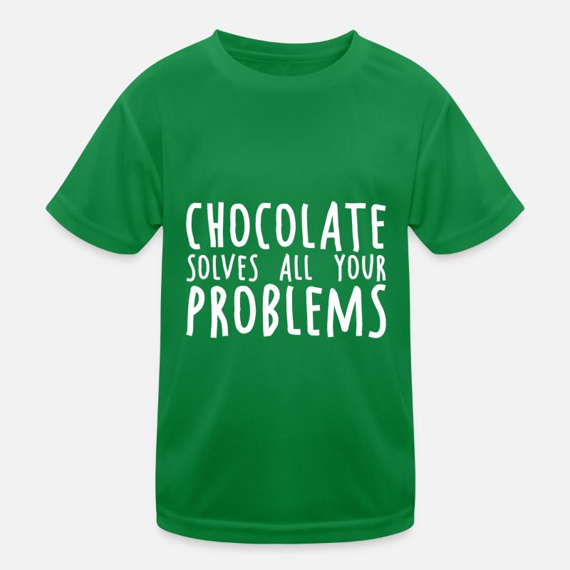 Chocolate Solves All Your Problems 2 Kids Functional T-Shirt