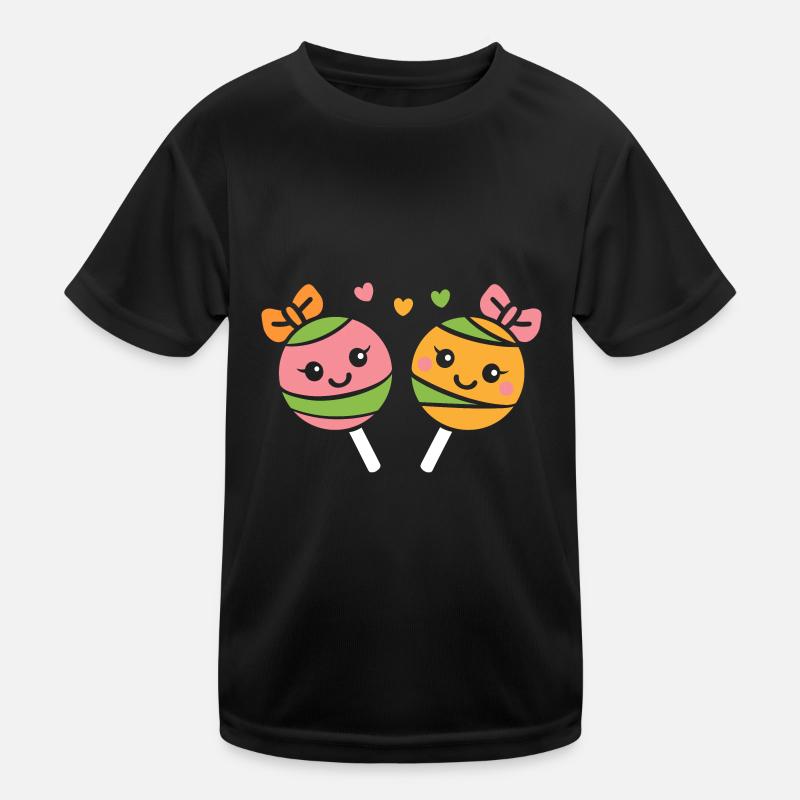 candy - Kids Functional T-Shirt - black