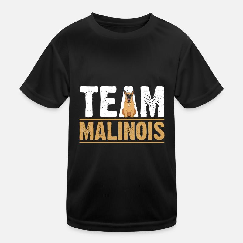 Chien Malinois T-shirt sport Enfant
