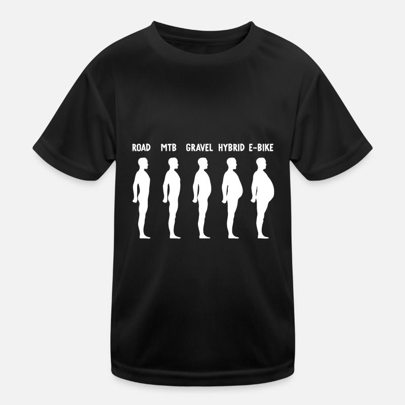Evolution E-Biker Kinder Funktions-T-Shirt