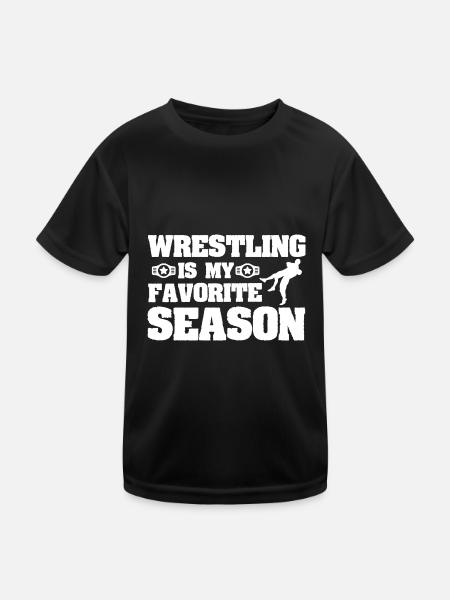Wrestling - Kids Functional T-Shirt - black - Front