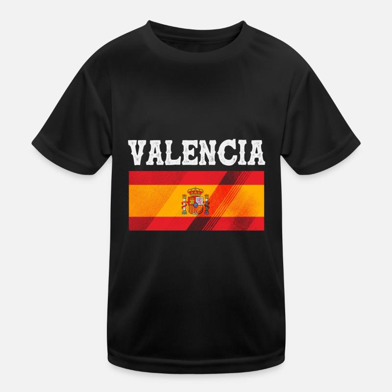 Spanisch Valencia Kinder Funktions-T-Shirt