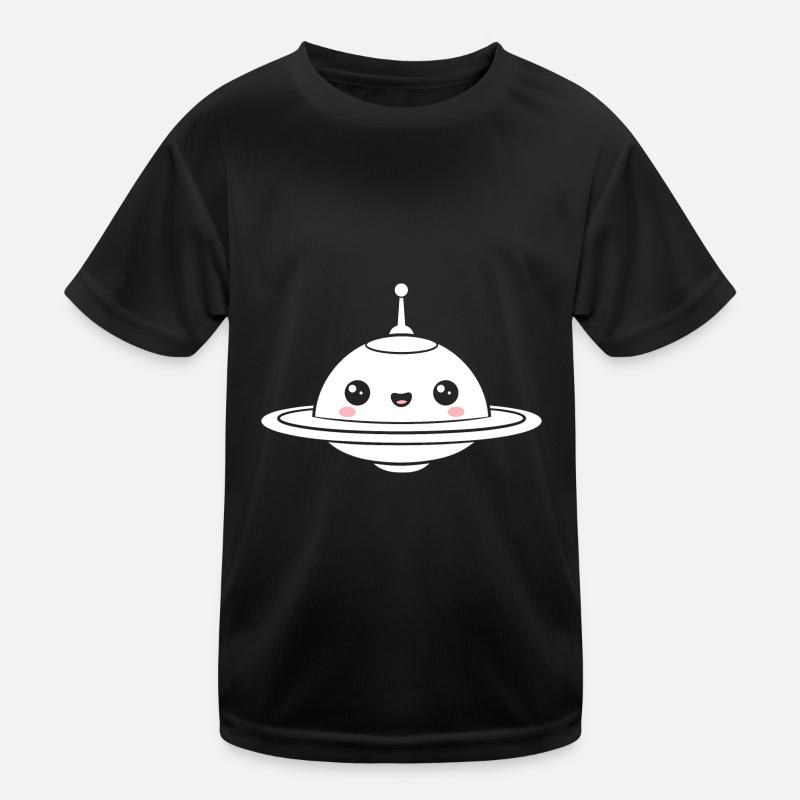 fliegende Untertasse Kinder Funktions-T-Shirt