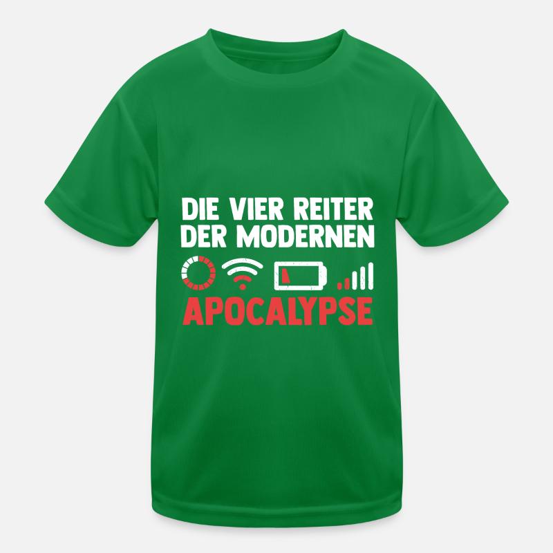 Die vier Reiter der modernen Apocalypse Kinder Funktions-T-Shirt