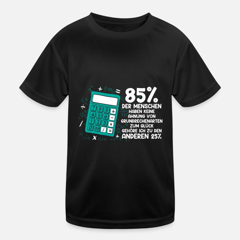 Calculatrice pour professeur de mathématiques T-shirt sport Enfant