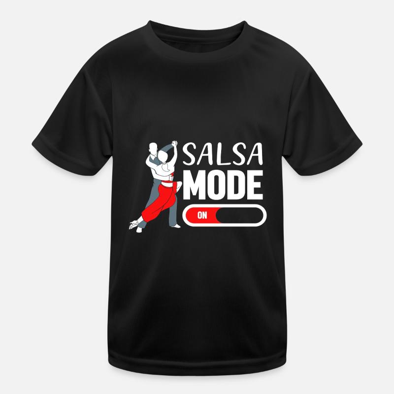 Salsa Dancer Dancer Kids Functional T-Shirt