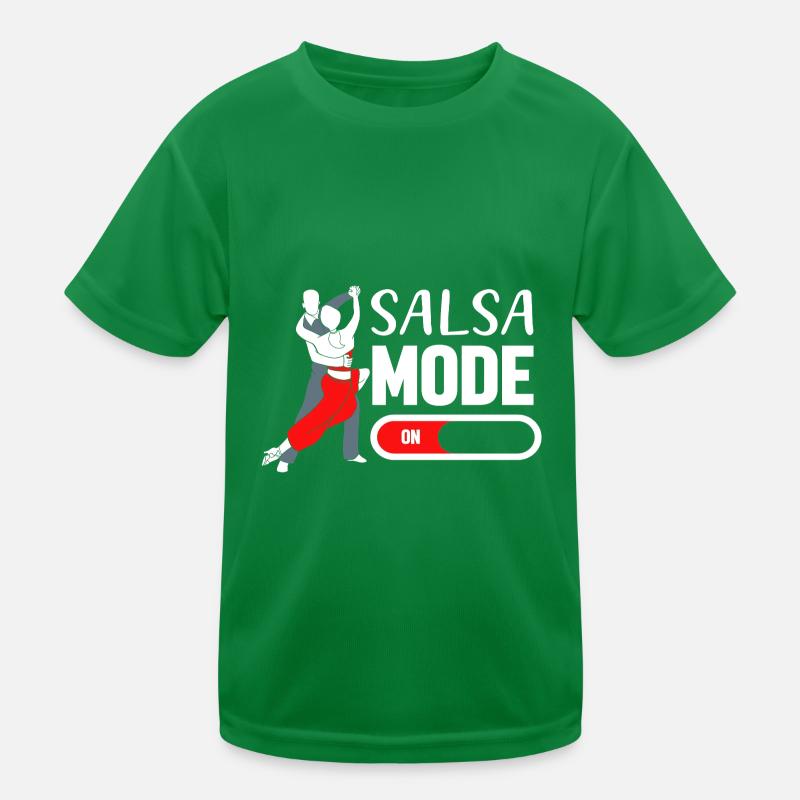 Salsa Dancer Dancer Kids Functional T-Shirt
