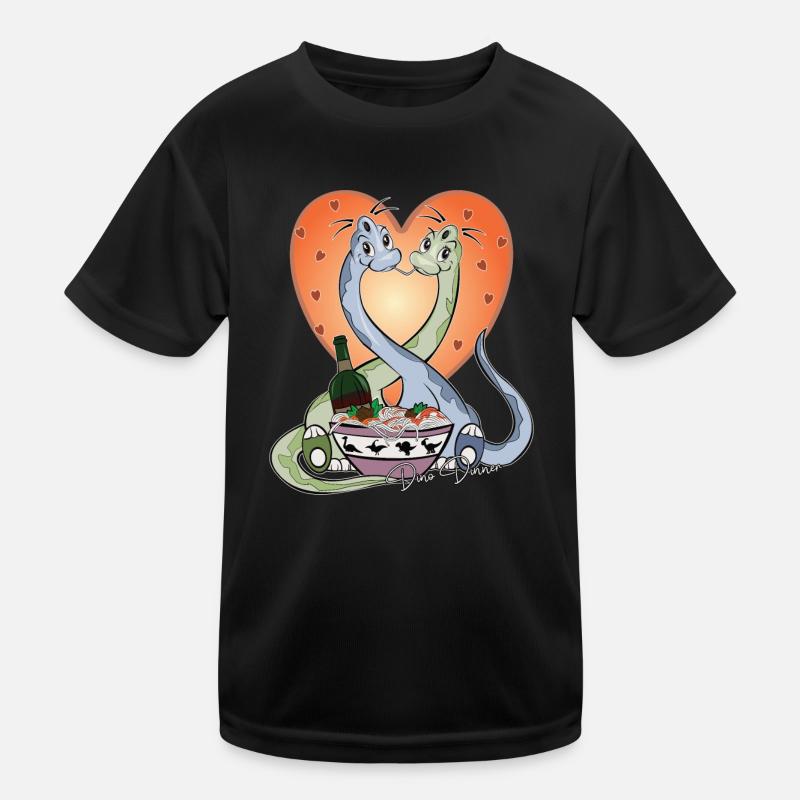 Dino Dinner Kids Functional T-Shirt