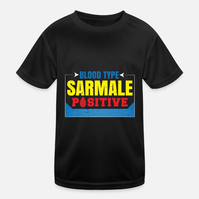 Groupe sanguin Sarmale positif T-shirt sport Enfant