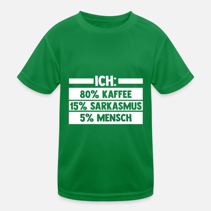 Kaffeetrinker Kaffeeliebhaber Kaffee Kinder Funktions-T-Shirt