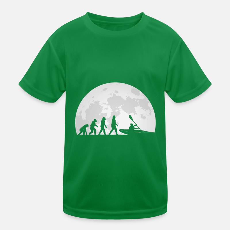 Kajak Kajakfahren Evolution Kinder Funktions-T-Shirt