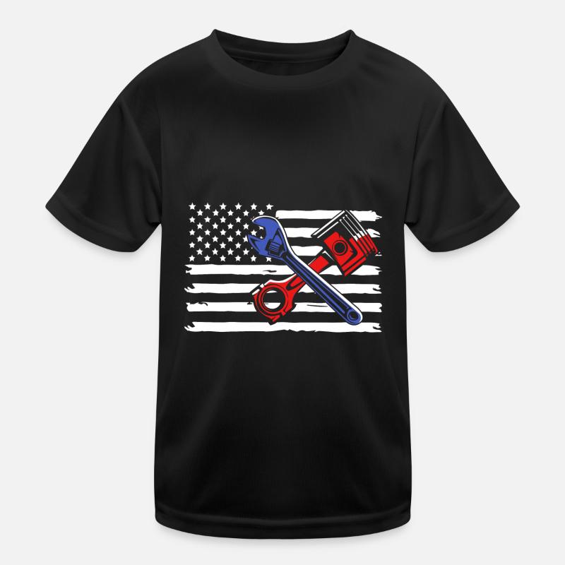 Autofahrer Kinder Funktions-T-Shirt