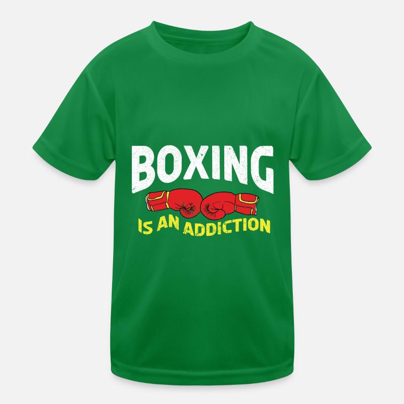 Boxe Boxer Arts Martiaux Boxe Ring Gants de Boxe T-shirt sport Enfant