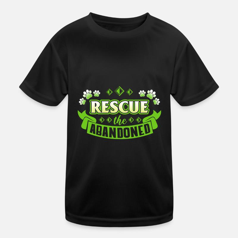 Tiere retten das verlassene Tierheim Kinder Funktions-T-Shirt