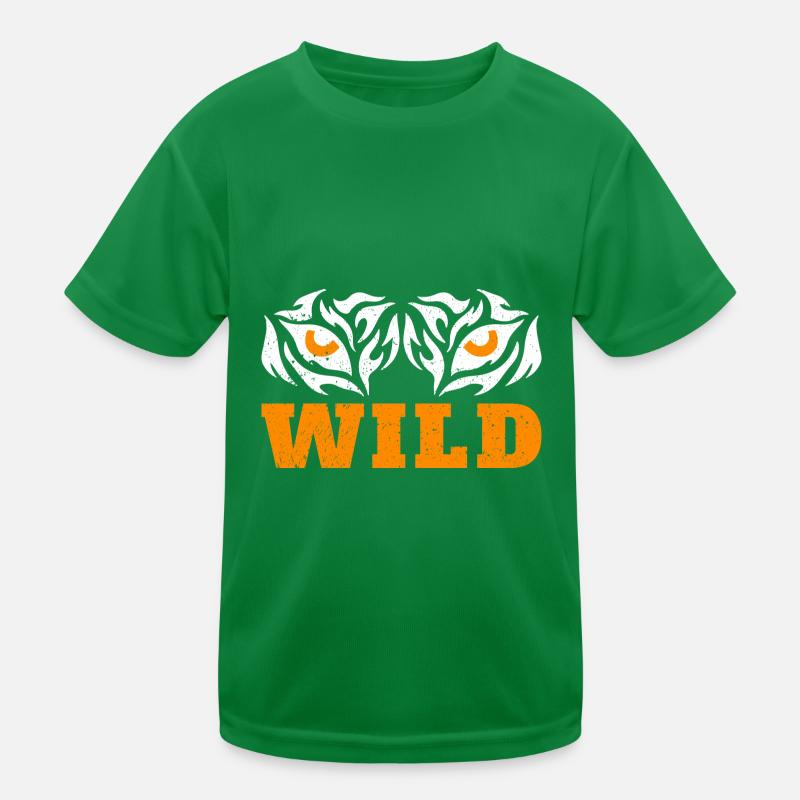 Wilde Augen Kinder Funktions-T-Shirt