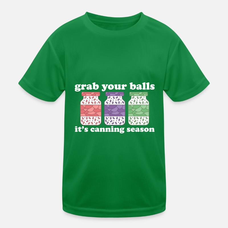 Attrapez vos balles C’est conservateur de saison de mise en conserve T-shirt sport Enfant