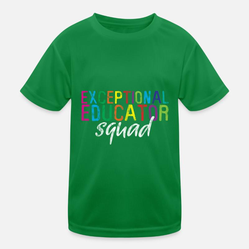 Exceptional Educator Squad 3 Kids Functional T-Shirt