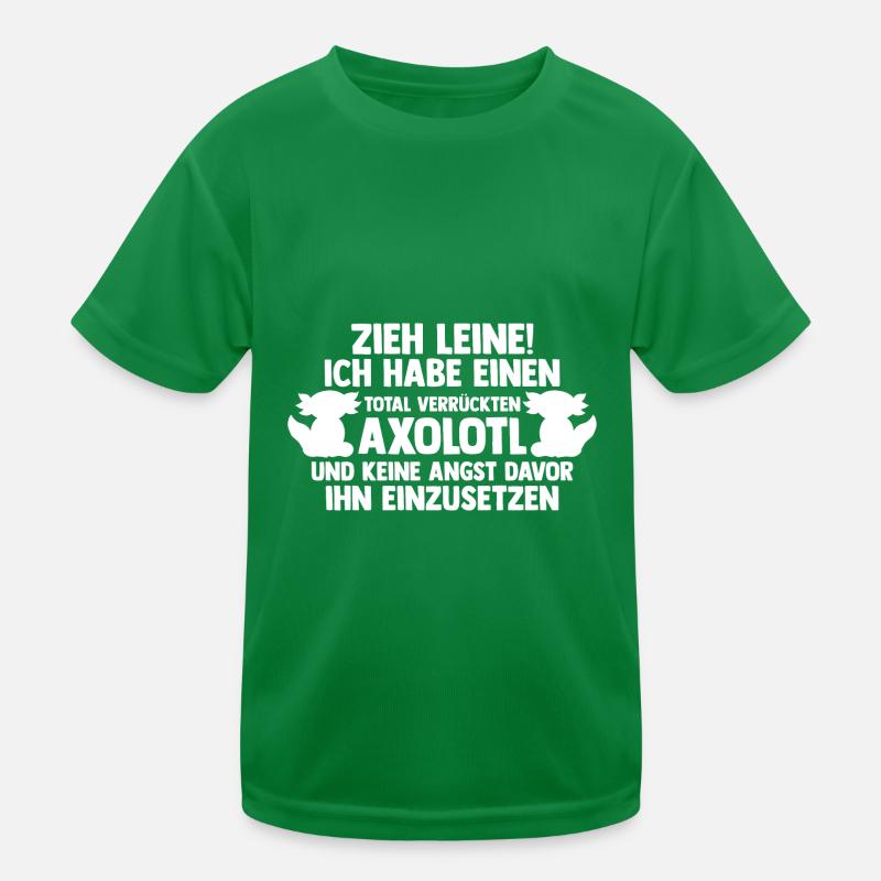 Axolotl Kinder Funktions-T-Shirt