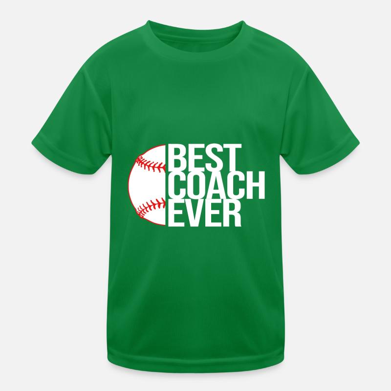 Baseball Coach Kinder Funktions-T-Shirt