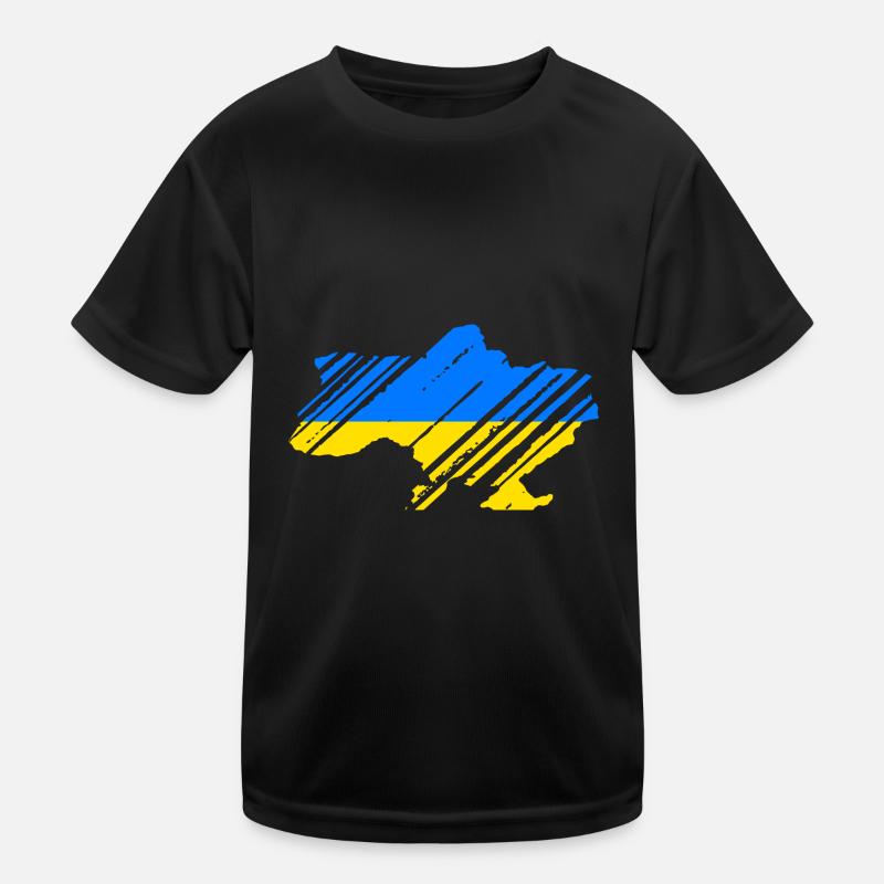 Ukraine Kids Functional T-Shirt