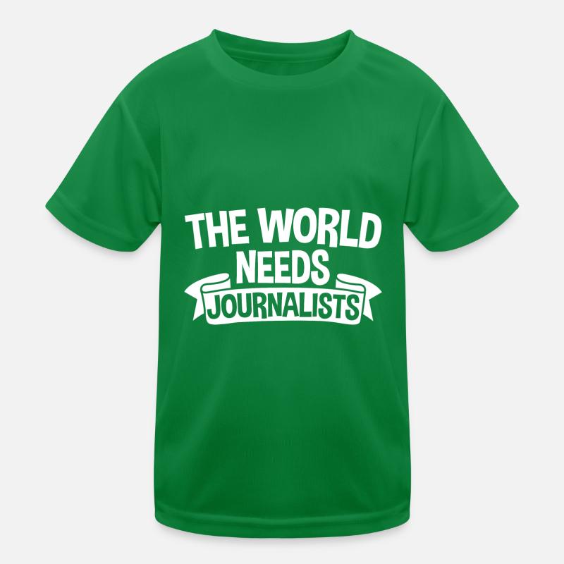 The World Needs Journalists 2 Kinder Funktions-T-Shirt