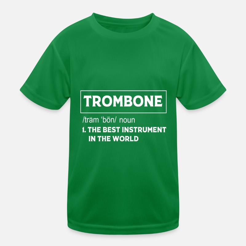 Posaune Kinder Funktions-T-Shirt