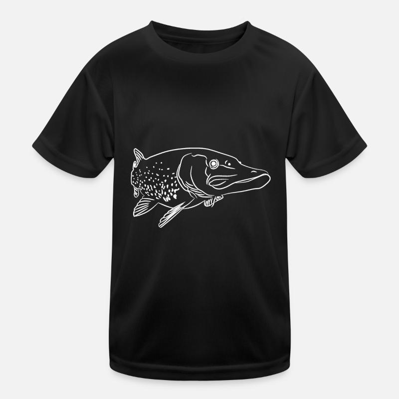 Le brochet est linéaire T-shirt sport Enfant