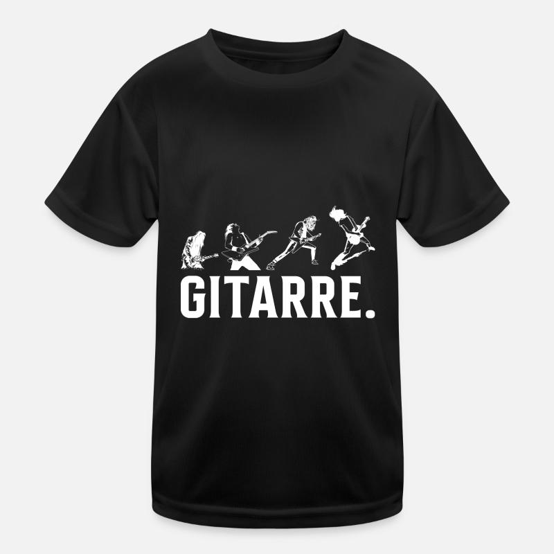 Gitarre Kinder Funktions-T-Shirt