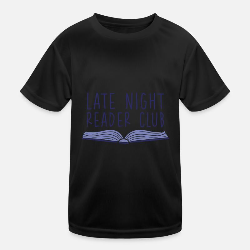 Late Night Reader Club 2 Kinder Funktions-T-Shirt