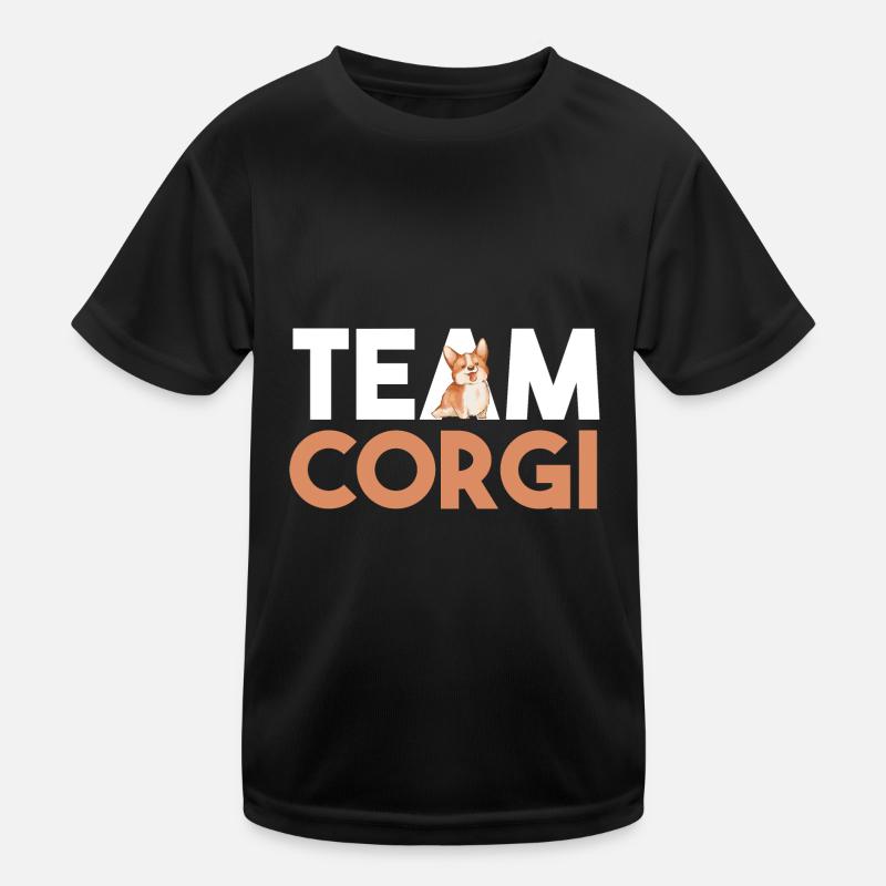 Hund Corgi Kinder Funktions-T-Shirt