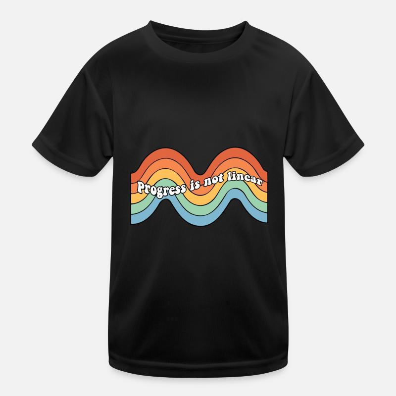 Progress Is Not Linear Sped Teacher BSBA RBT ABA Kinder Funktions-T-Shirt