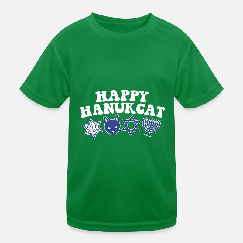 Joyeux Hanoukka Hanukcat costume juif Menorah T-shirt sport Enfant
