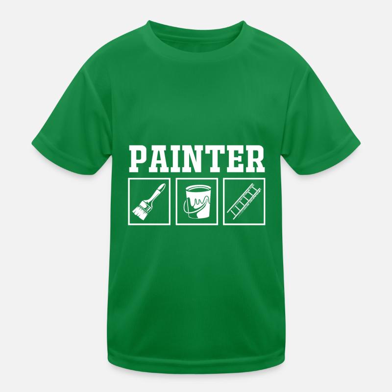 Maler Kinder Funktions-T-Shirt