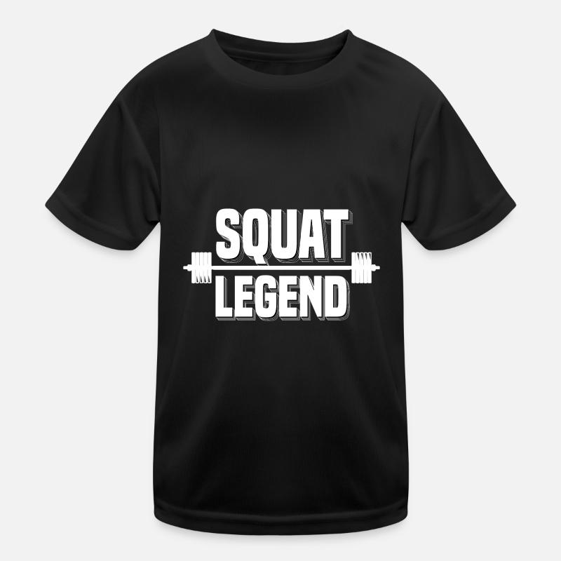 Squat Legend Powerlifting Musculation T-shirt sport Enfant