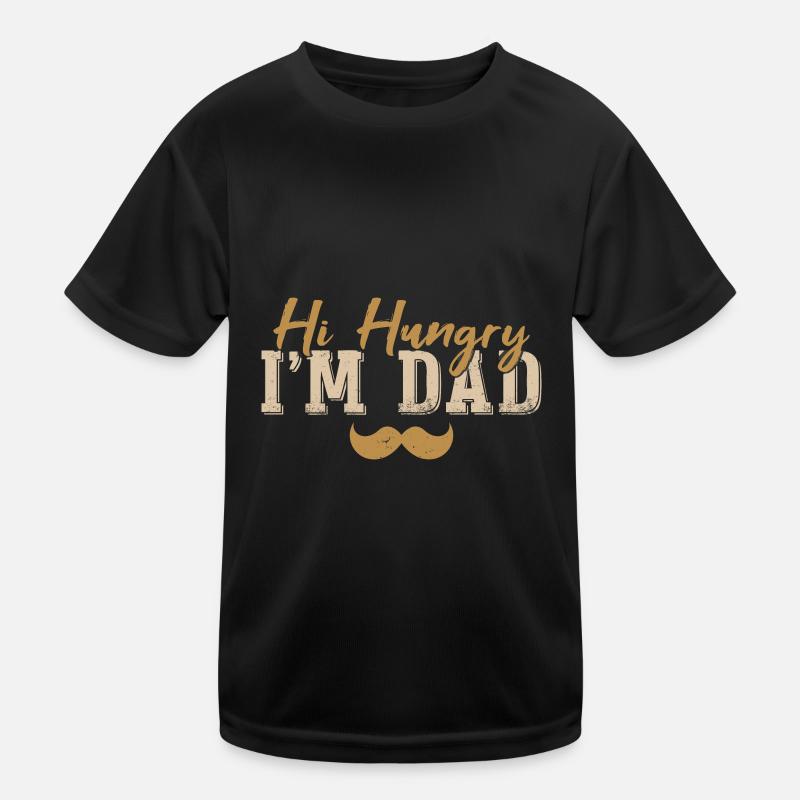 Hallo Hungrig, ich bin Papa Kinder Funktions-T-Shirt
