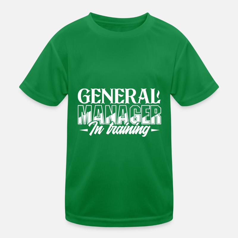 General Manager General Manager In Training Kids Functional T-Shirt