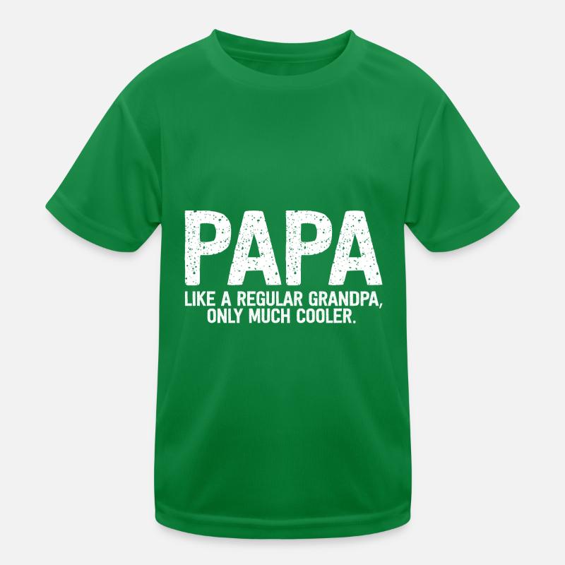 Papa Definition wie normaler Opa wie normal Kinder Funktions-T-Shirt
