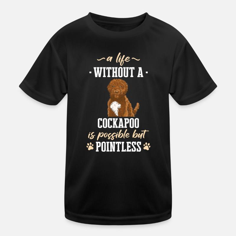 Cockapoo Hund Kinder Funktions-T-Shirt