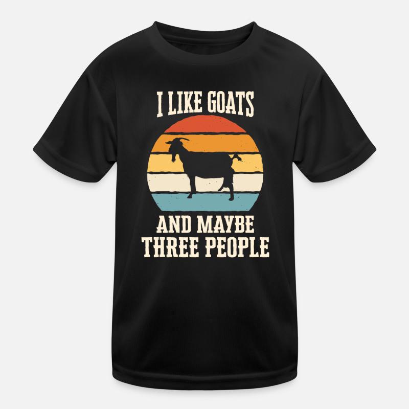 Goat Goat Animal Goat Kids Functional T-Shirt
