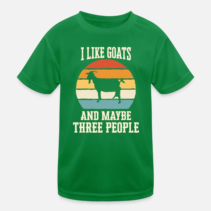 Goat Goat Animal Goat Kids Functional T-Shirt